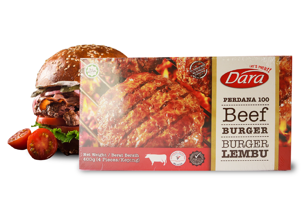 Perdana 100 Beef Burger Patty's (100g)