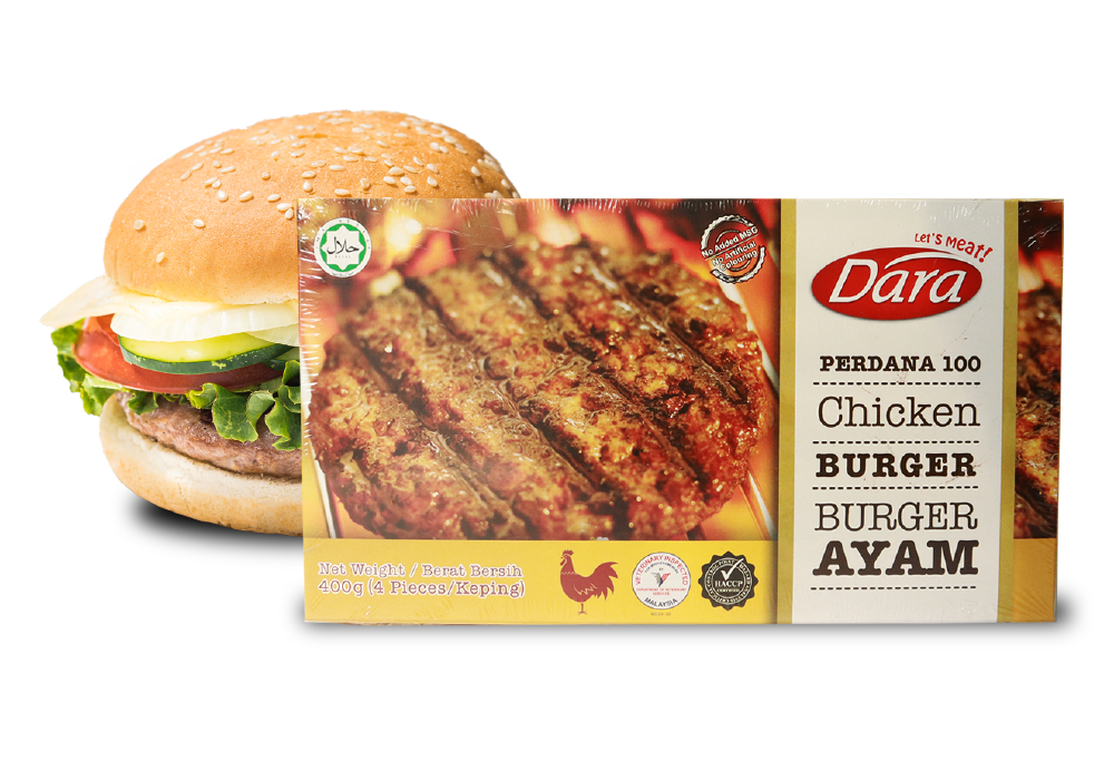 Perdana 100 Chicken Burger Patty's (100g)